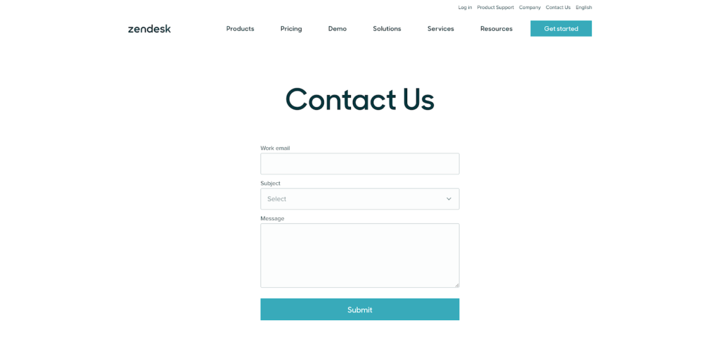 contact us template