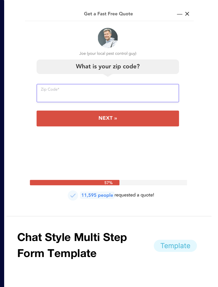 chat style template