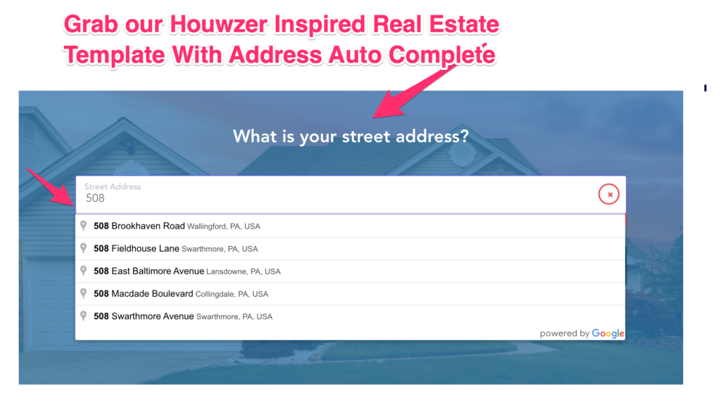 Houwzer Inspired Real Estate Template