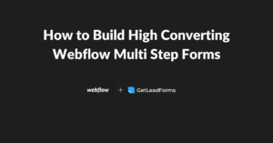 webflow multi step form