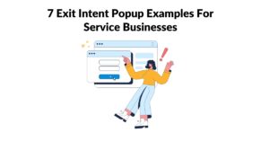 exit intent popup examples