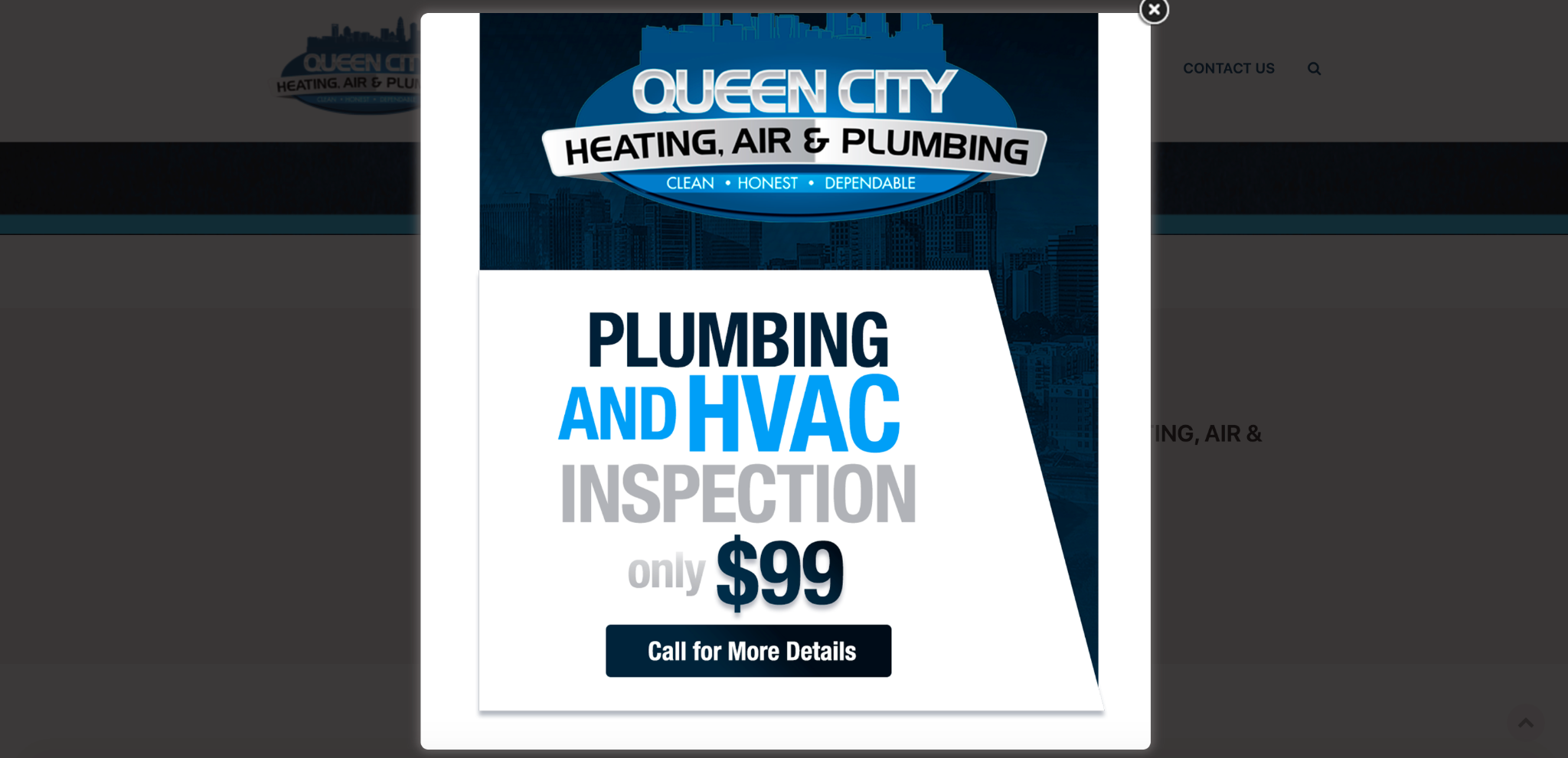 plumbing exit popup with offer