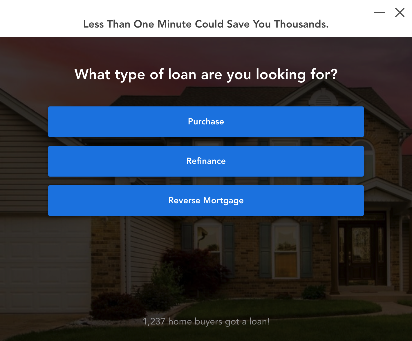 mortgage lead form