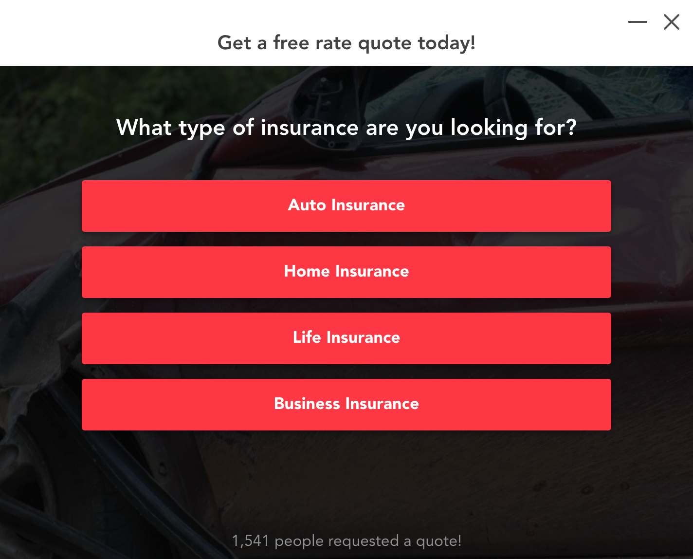 GetLeadForms insurance form
