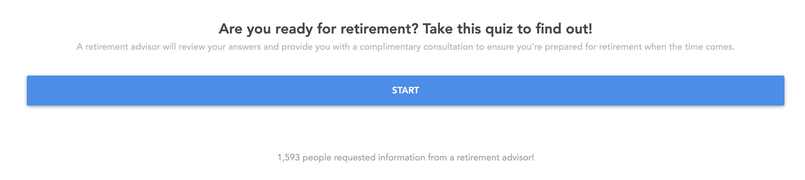 retirement lead quiz first step